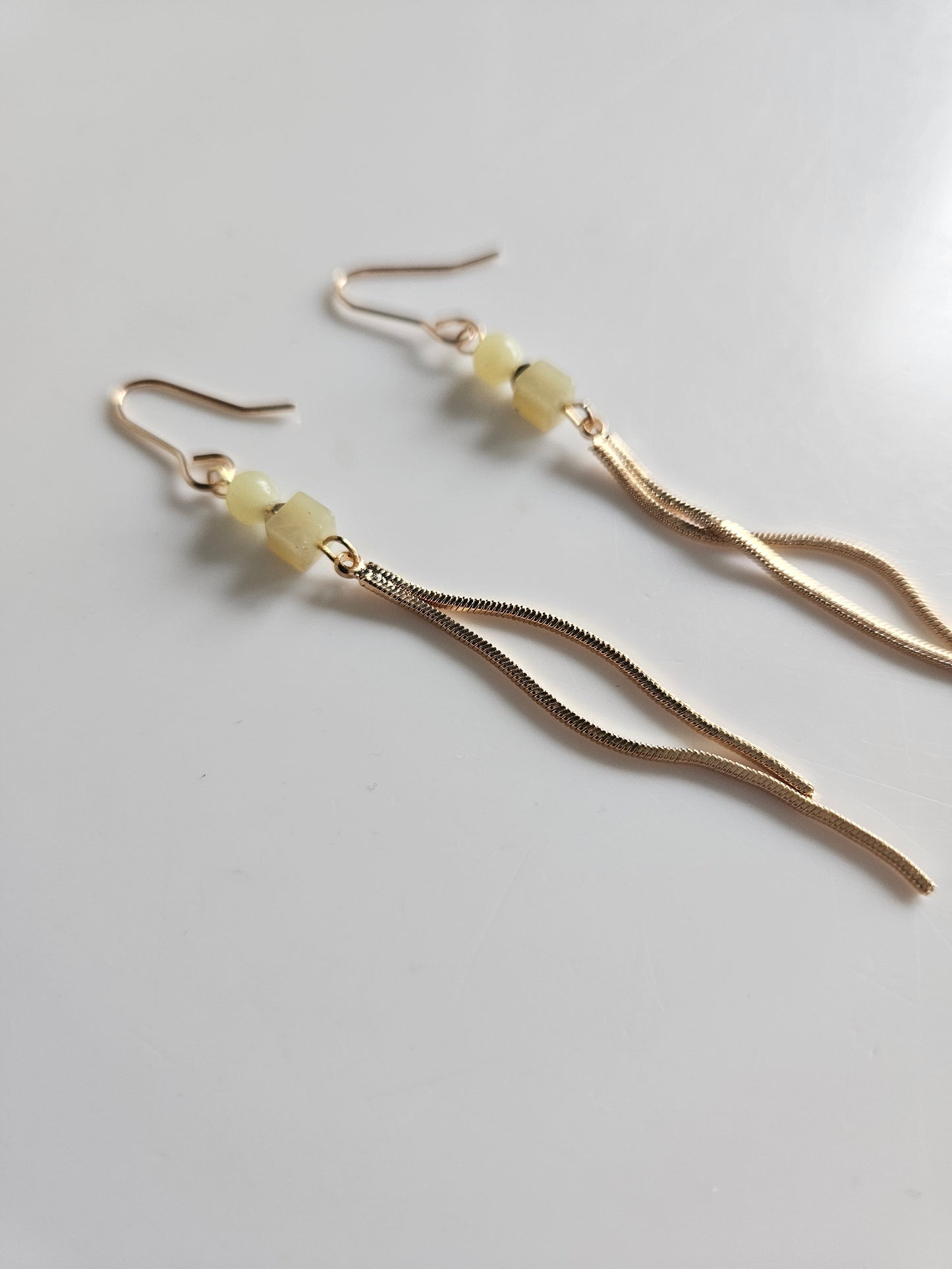 Oorbellen SWING yellow