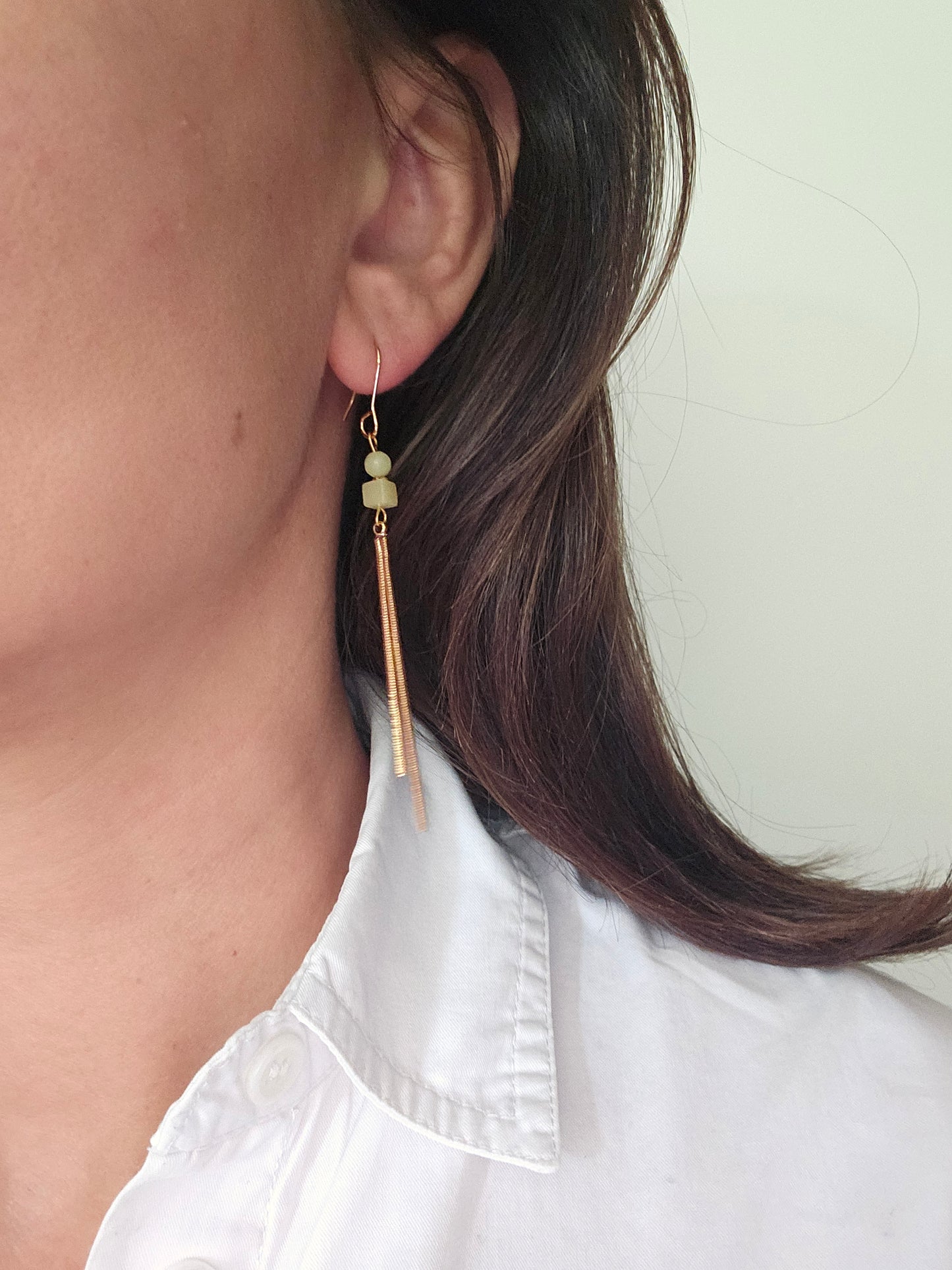 Oorbellen SWING yellow