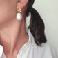 Oorbellen FLOWER pearl