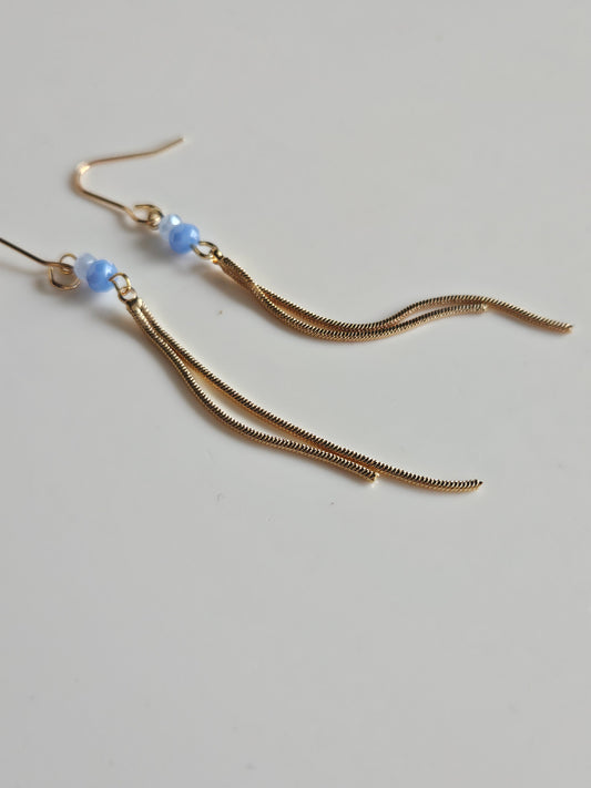 Oorbellen SWING blue