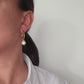 Oorbellen DROP pearl